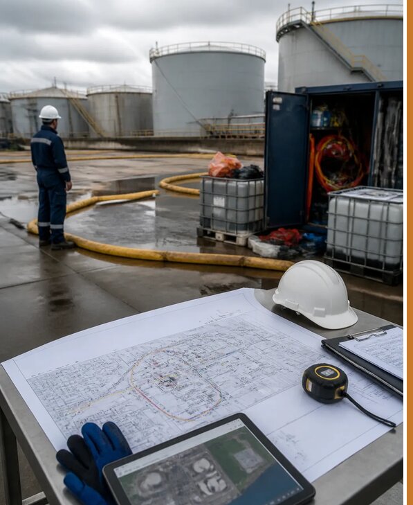 Разработка плана ликвидации разливов нефти в Истре